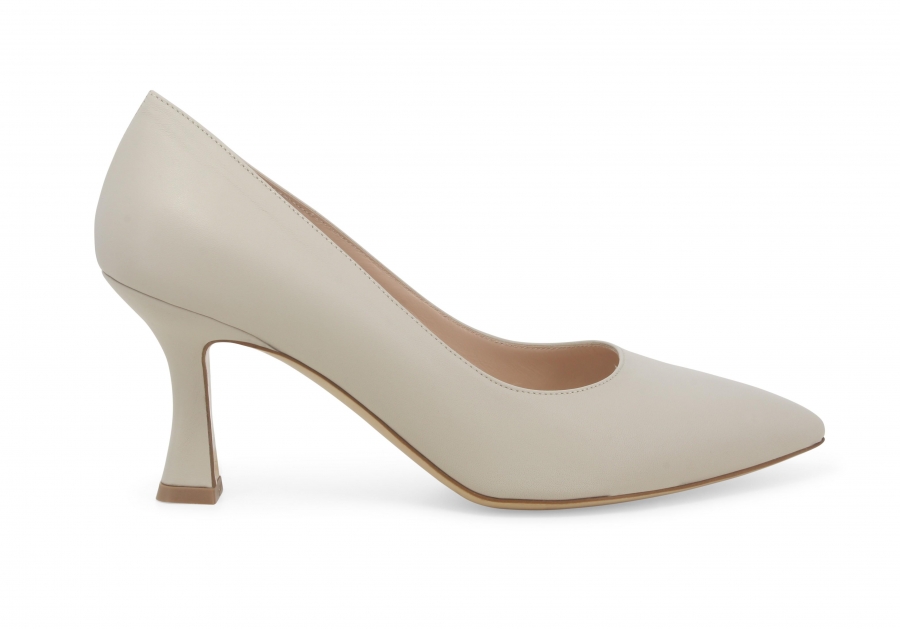 Décolleté donna in pelle milk d160w