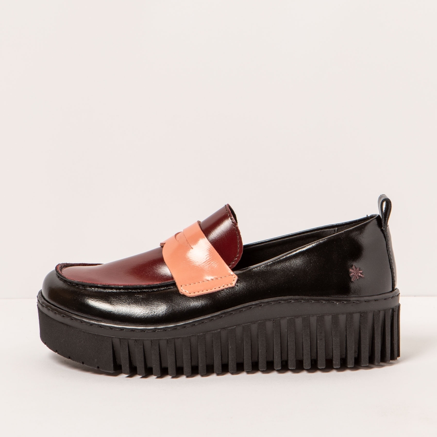 1530S NAPPA SHINNY BLACK-FLAMINGO/BRIGHTON 36