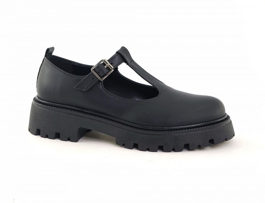 VSI SOHO scarpe basse vegan Mary Jane bebè nere mais Made in Italy